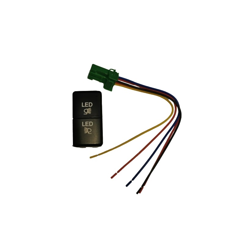 Dual Push Button LED Light Switch For Toyota - Image 2