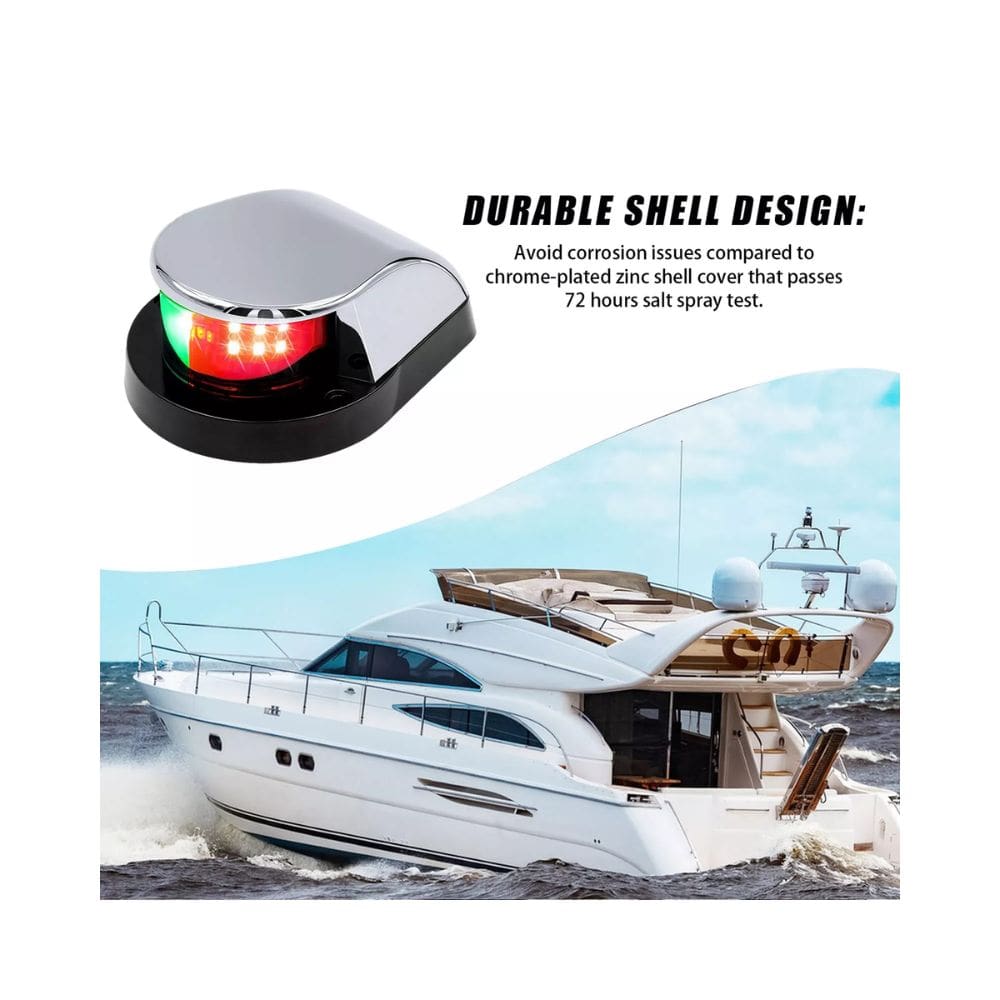 Boat Yacht Navigation LED Marine Lights Red and Green 1pc - Image 7