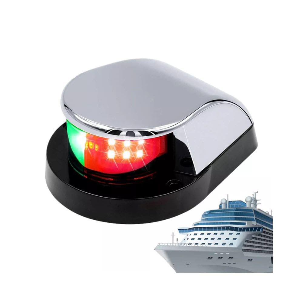 Boat Yacht Navigation LED Marine Lights Red and Green 1pc - Image 2