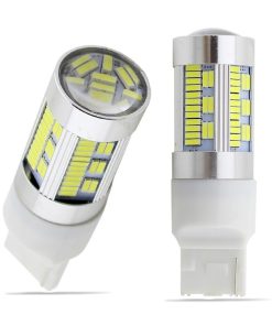 Gex 2 X T20 7440 105 LED WHITE CAR BRAKE STOP TAIL LIGHT BULB GLOBE