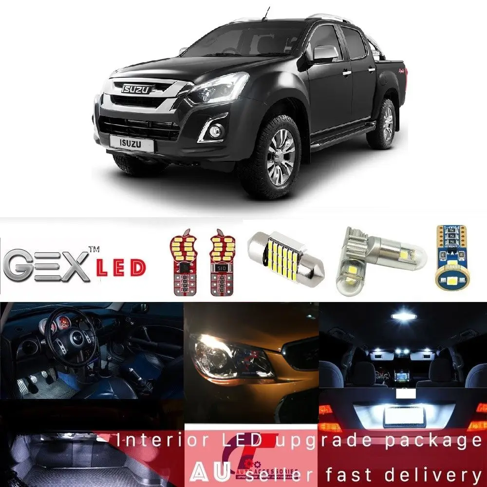 Suitable For Isuzu DMAX 12-18 LED Interior Exterior Light Kit 8pcs - Image 2
